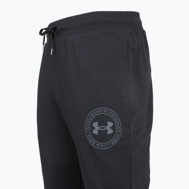 Spodnie męskie Under Armour Rival LW Graphic Jogger black/castelrock 3