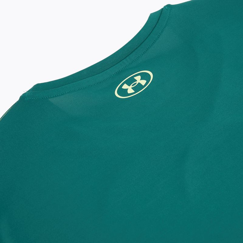 Koszulka treningowa męska Under Armour Tech Taping rack green/fade green 7