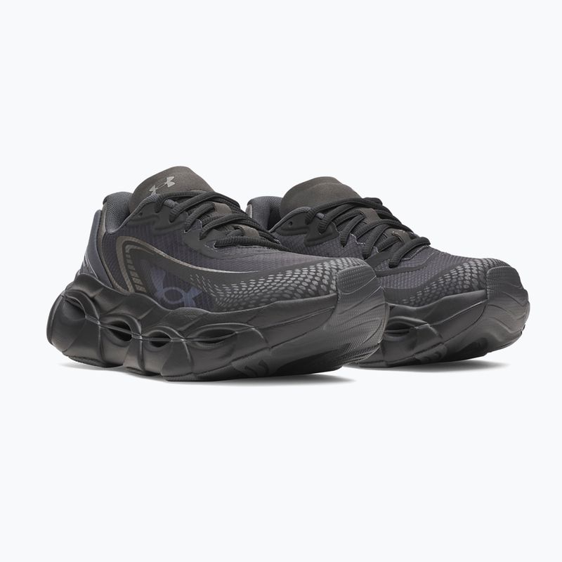 Buty do biegania damskie Under Armour Halo Racer 2 black/anthracite/metallic black 2