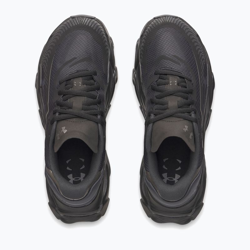 Buty do biegania damskie Under Armour Halo Racer 2 black/anthracite/metallic black 3