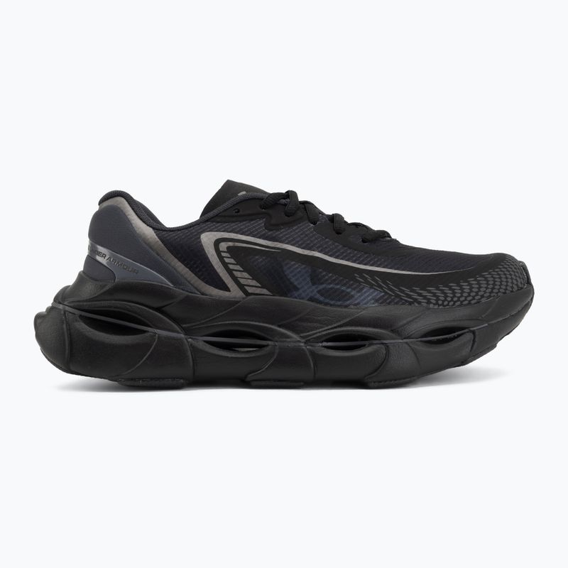 Buty do biegania damskie Under Armour Halo Racer 2 black/anthracite/metallic black 2