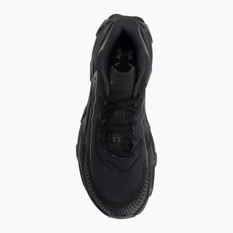 Buty do biegania damskie Under Armour Halo Racer 2 black/anthracite/metallic black 5