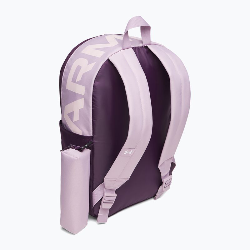 Plecak miejski Under Armour Essential Printed Backpack mauve pink/purple echo/white 2