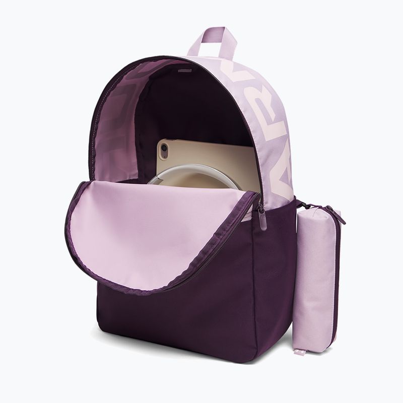 Plecak miejski Under Armour Essential Printed Backpack mauve pink/purple echo/white 3