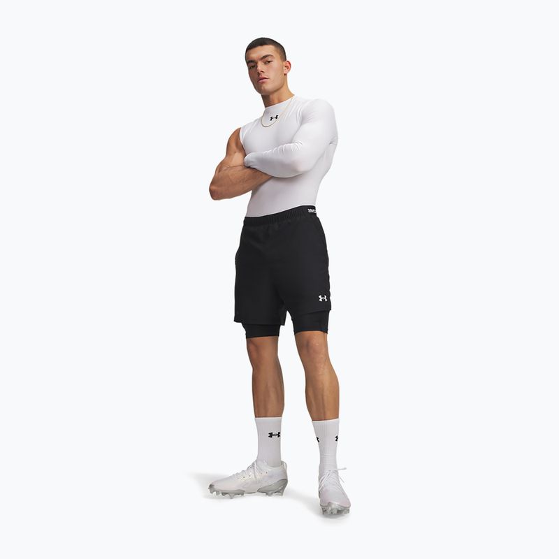 Spodenki treningowe męskie Under Armour Vanish Woven 2.0 2IN1 Shorts black/white 2