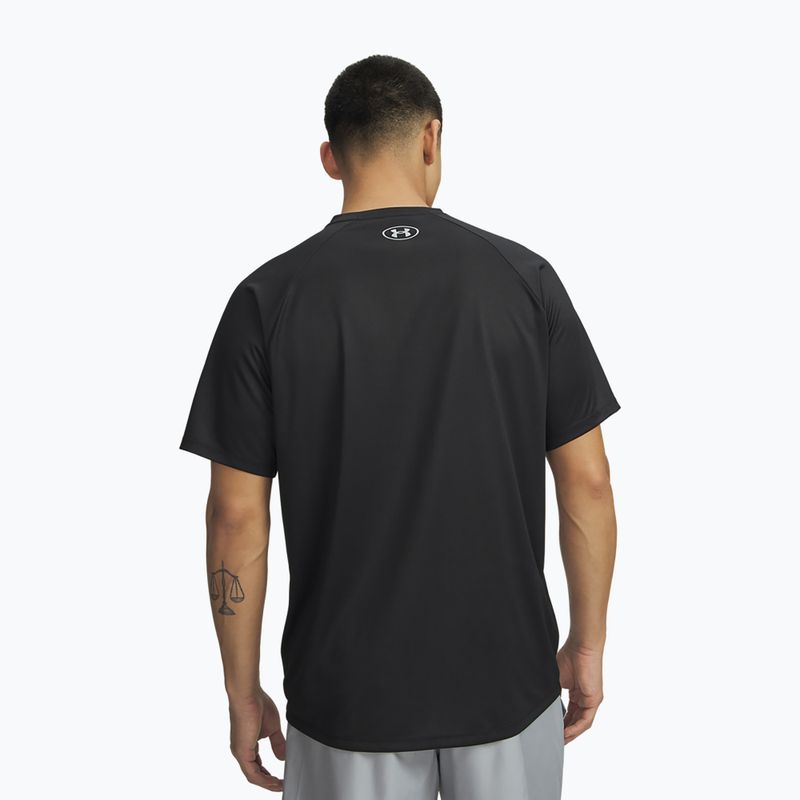 Koszulka treningowa męska Under Armour Tech Graphic Tee black/mod gray 2