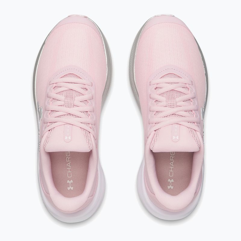Buty do biegania damskie Under Armour Chase prime pink/metallic silver/white 3