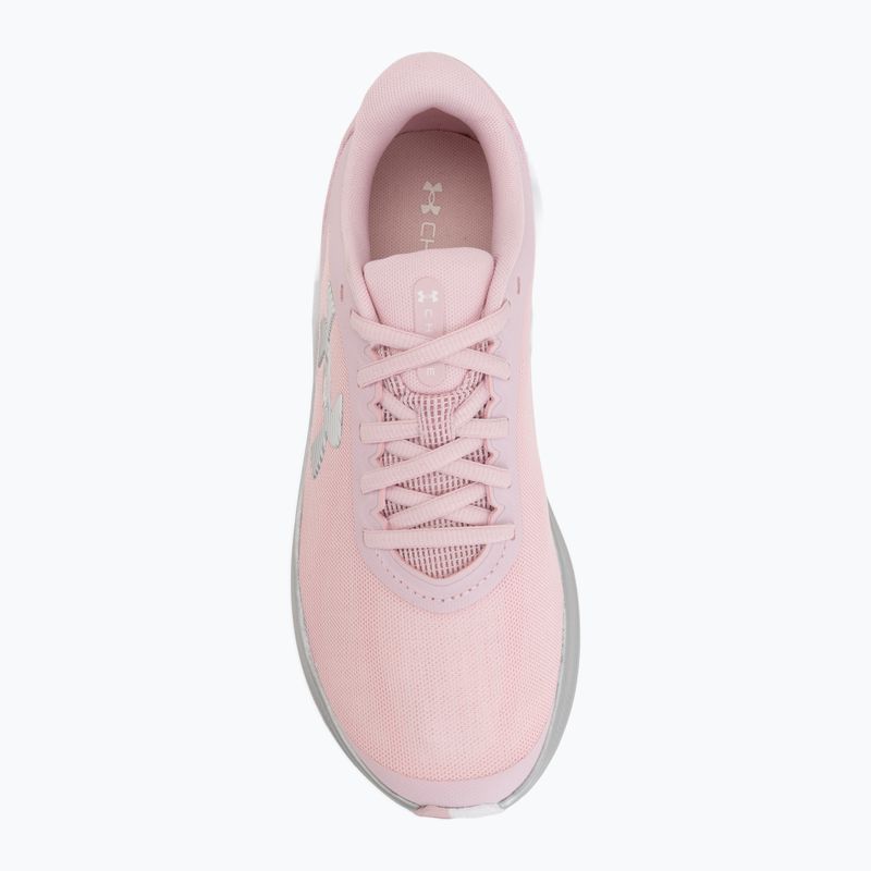 Buty do biegania damskie Under Armour Chase prime pink/metallic silver/white 5