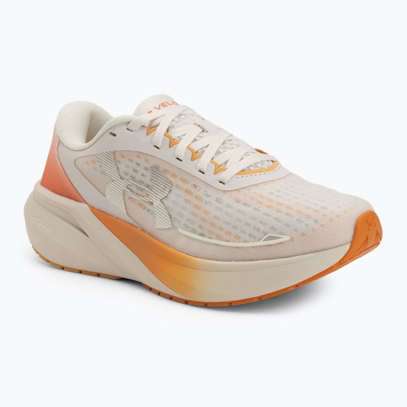 Buty do biegania damskie Under Armour Velociti Pace stone/dusty coral/metallic buff