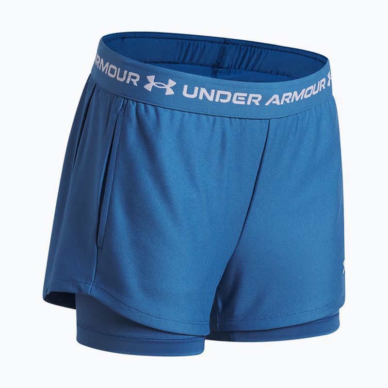 Spodenki treningowe dla dzieci Under Armour UA Tech Play Up 2IN1 Shorts aegean blue/white 3