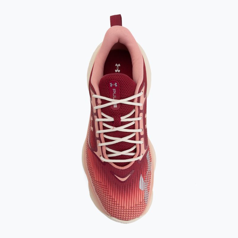 Buty treningowe damskie Under Armour Pulse claret/posh pink/posh pink 5