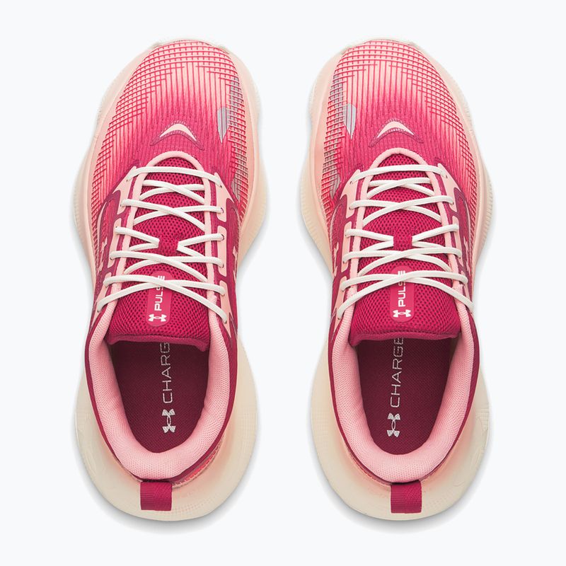 Buty treningowe damskie Under Armour Pulse claret/posh pink/posh pink 3