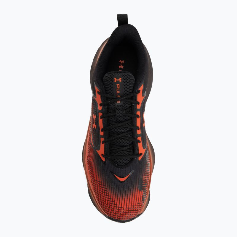 Buty męskie Under Armour Pulse black/dark orange/dark orange 5