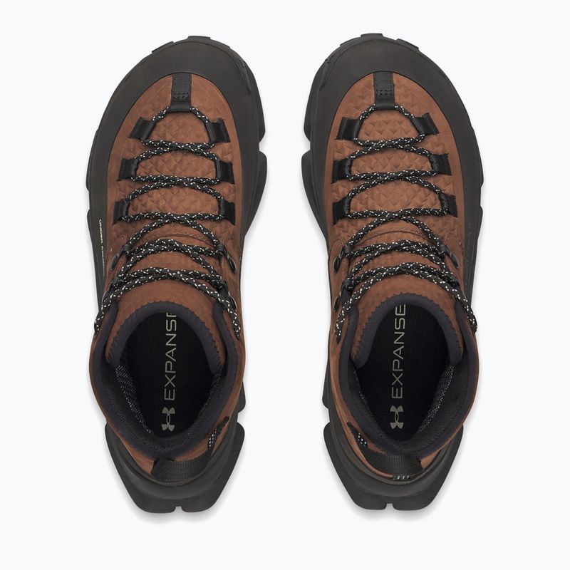 Buty trekkingowe męskie Under Armour Charged Expanse Mid LTHR WP Incense Brown/Black/Khaki Base 3