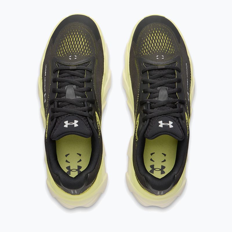 Buty do biegania męskie Under Armour Halo Runner 2 Ultimate Black/Sonic Yellow/Metallic Silver 3