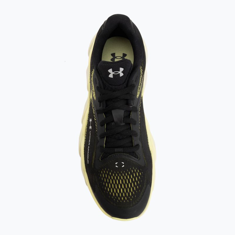 Buty do biegania męskie Under Armour Halo Runner 2 Ultimate Black/Sonic Yellow/Metallic Silver 5