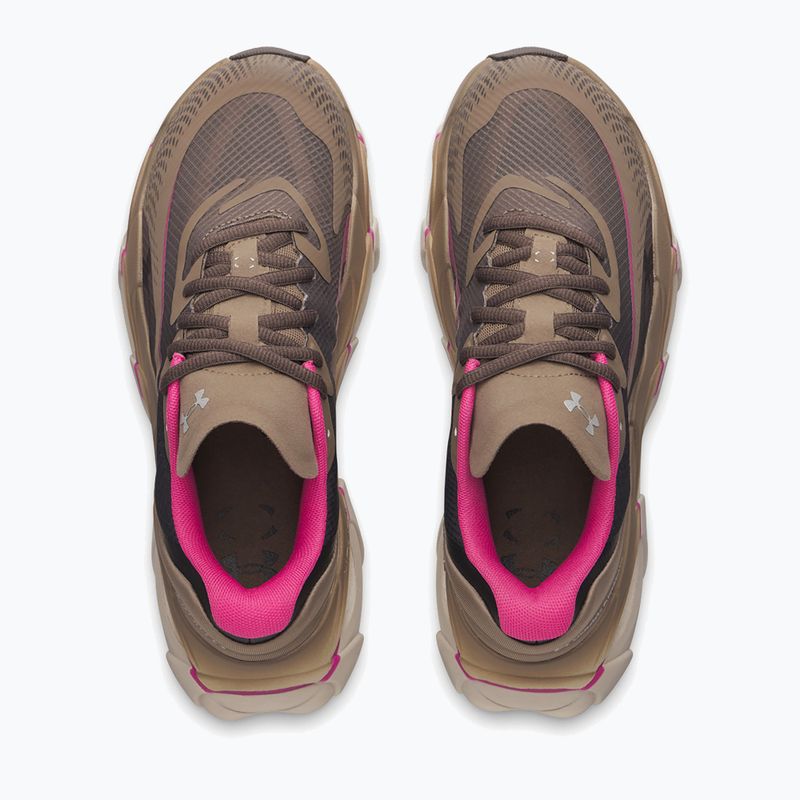 Buty do biegania damskie Under Armour Halo Racer 2 desert taupe/virtual pink/peppercorn 3