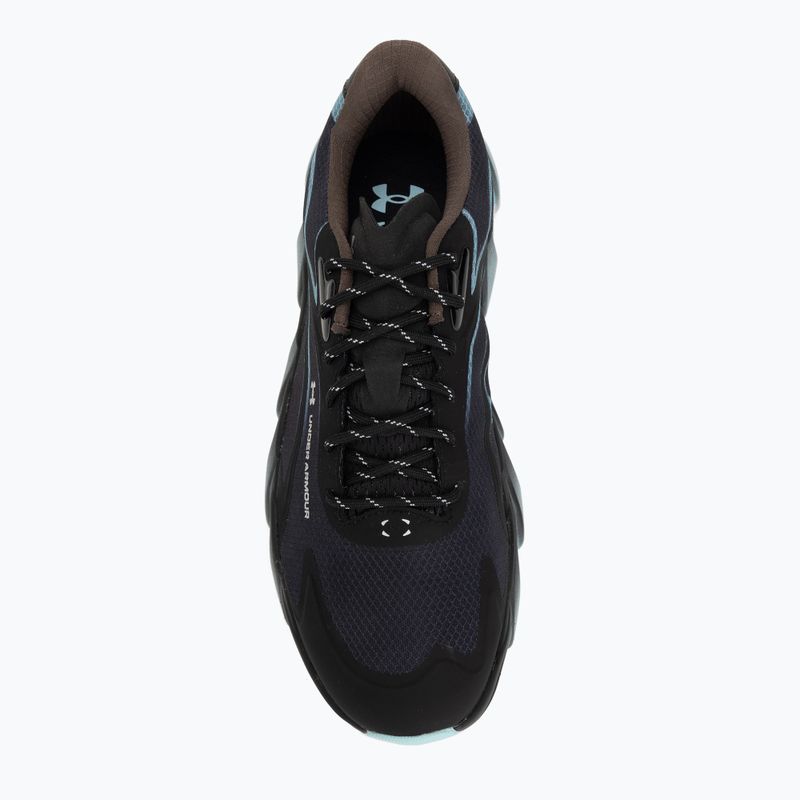 Buty do biegania męskie Under Armour Halo Runner SE 2 ultimate black/peppercorn/opal blue 5