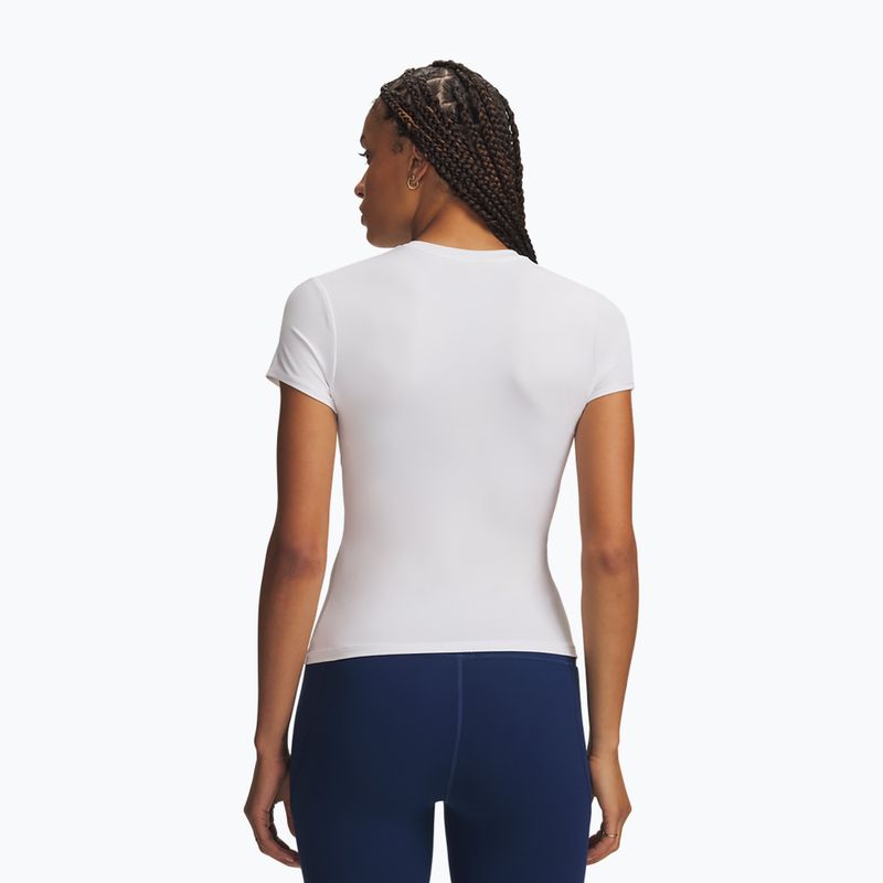 Koszulka treningowa damska Under Armour Motion Fitted SS white/halo gray 2