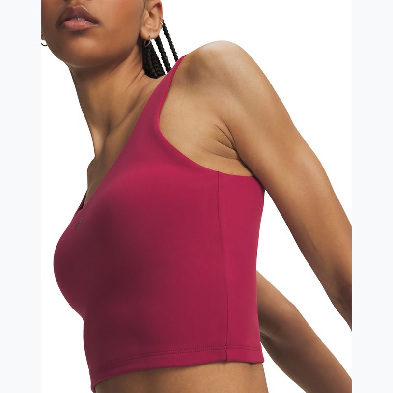 Koszulka treningowa damska Under Armour Motion Tank claret/ox blood 3