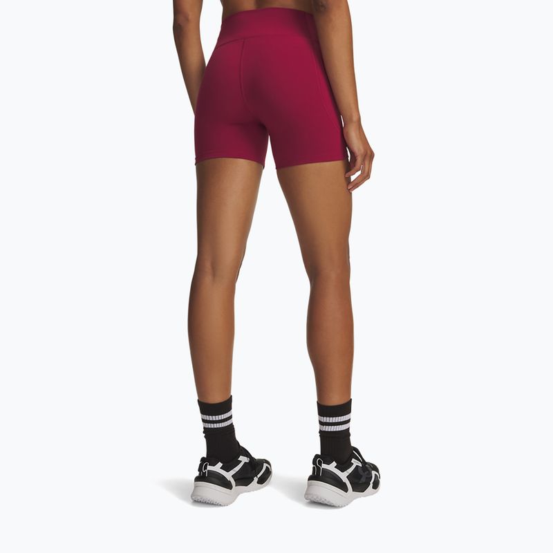 Spodenki treningowe damskie Under Armour Motion Middy claret/ox blood 3