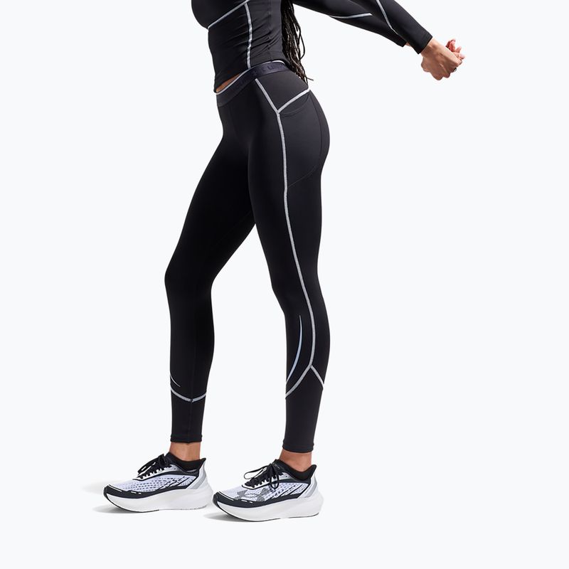 Legginsy treningowe damskie Under Armour ColdGear Elite Leggings ultimate black/reflective 4