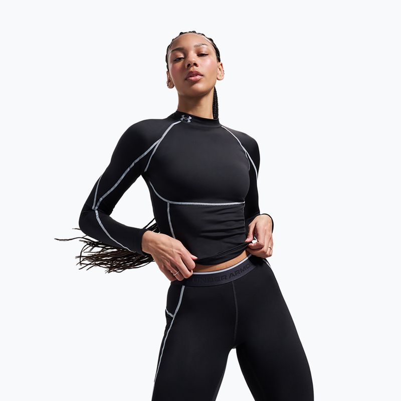 Legginsy treningowe damskie Under Armour ColdGear Elite Leggings ultimate black/reflective 6
