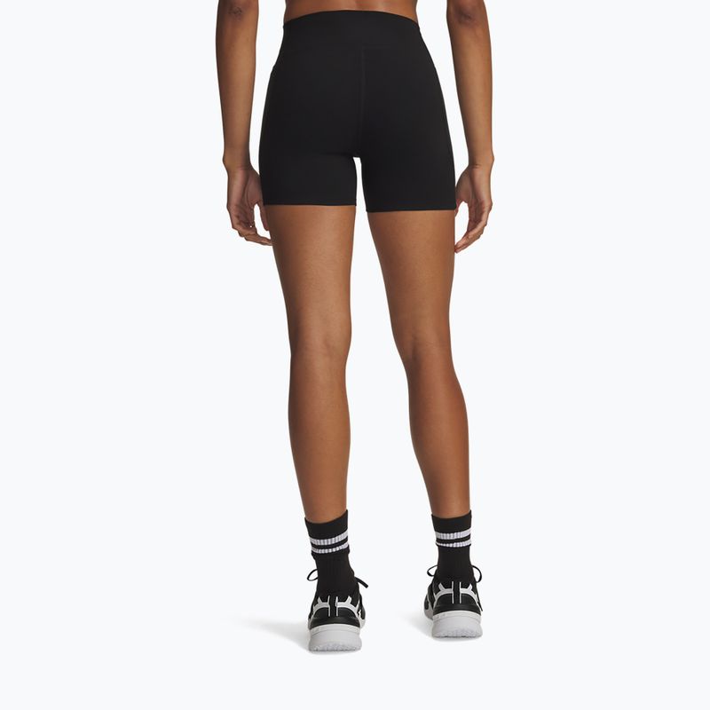 Spodenki treningowe damskie Under Armour Motion Middy ultimate black/white 3
