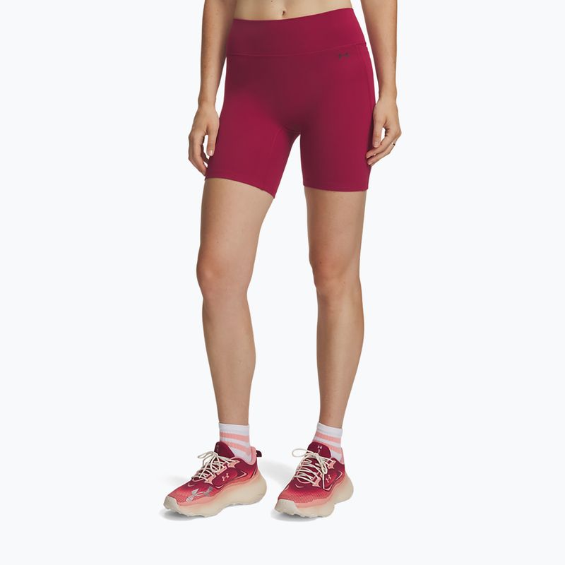 Spodenki treningowe damskie Under Armour Motion Bike Shorts claret/ox blood