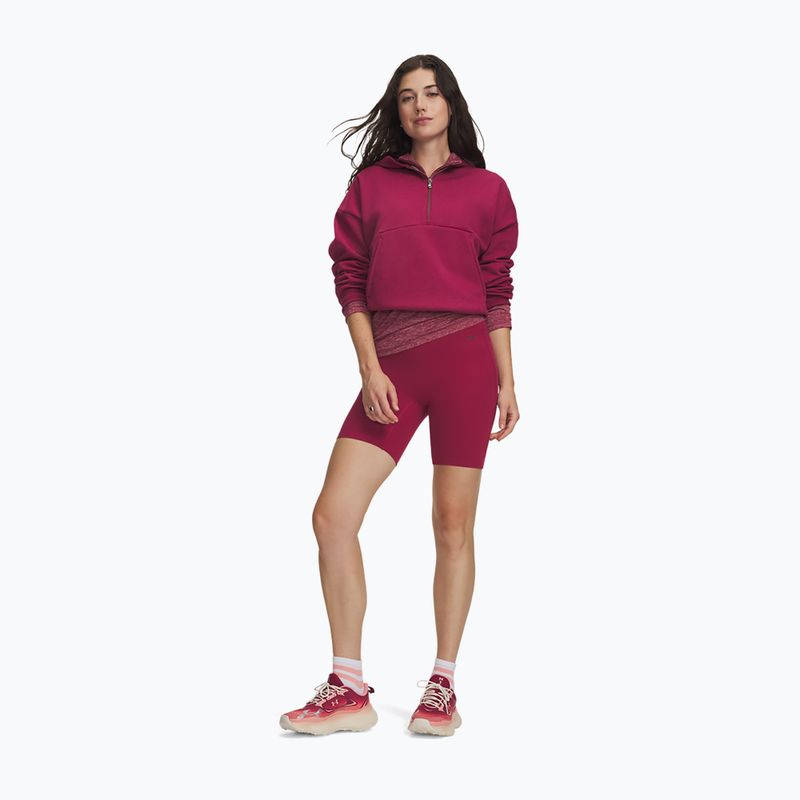 Spodenki treningowe damskie Under Armour Motion Bike Shorts claret/ox blood 2