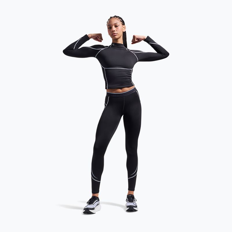 Longsleeve treningowy damski Under Armour ColdGear Elite Mock ultimate black/reflective 3