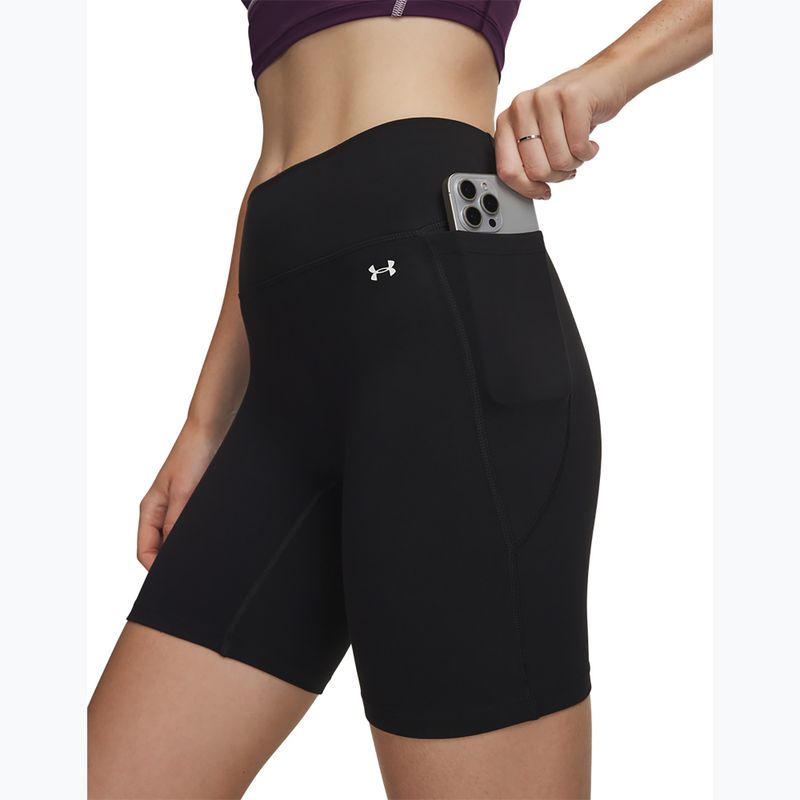 Spodenki treningowe damskie Under Armour Motion Bike Shorts ultimate black/white 4