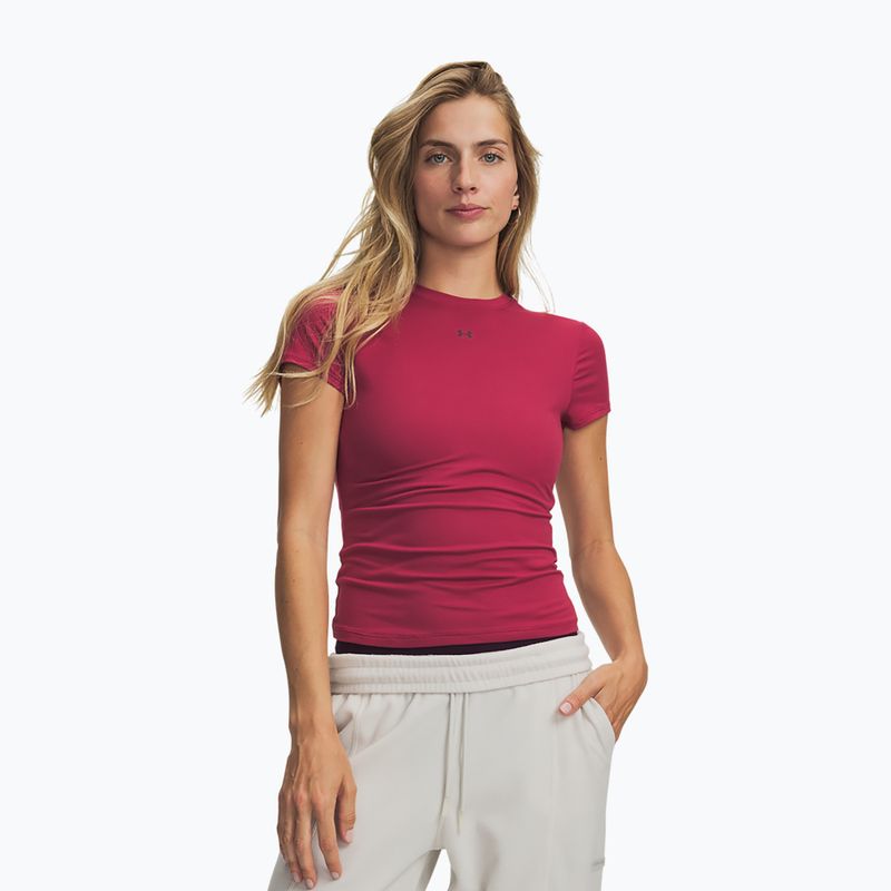 Koszulka treningowa damska Under Armour Motion Fitted SS claret/ox blood