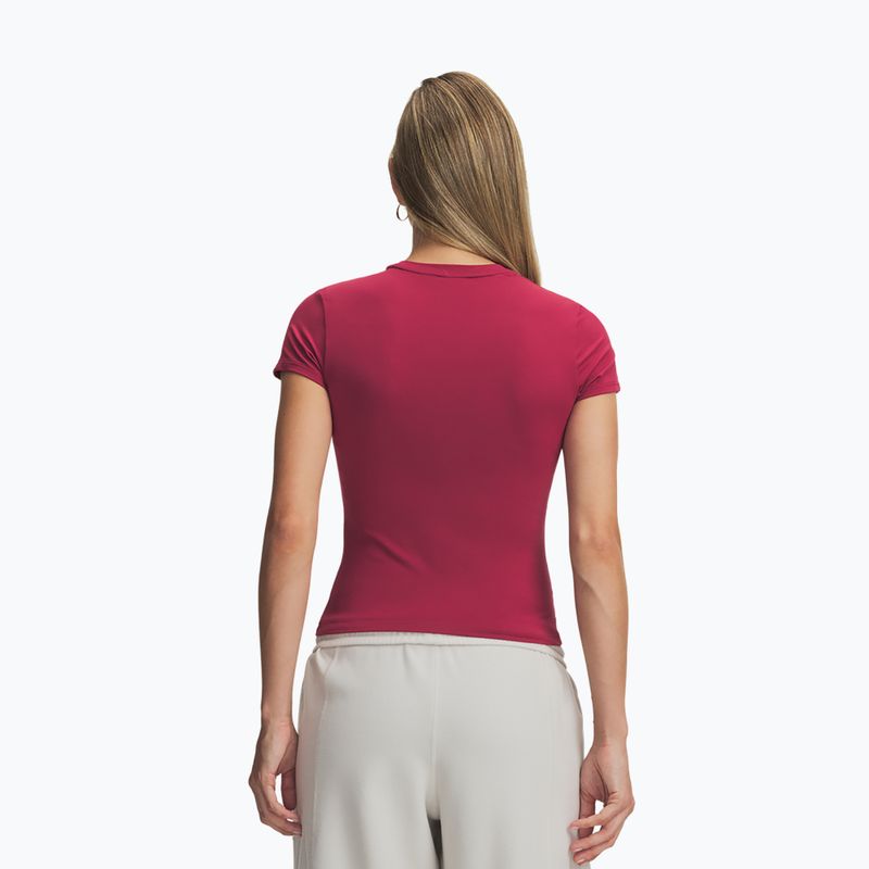 Koszulka treningowa damska Under Armour Motion Fitted SS claret/ox blood 2