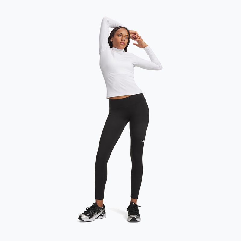 Legginsy treningowe damskie Under Armour ColdGear Leggings ultimate black/white 2