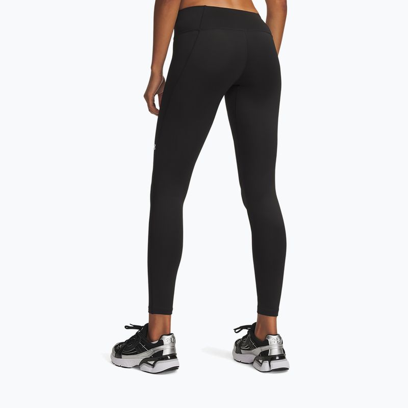 Legginsy treningowe damskie Under Armour ColdGear Leggings ultimate black/white 3