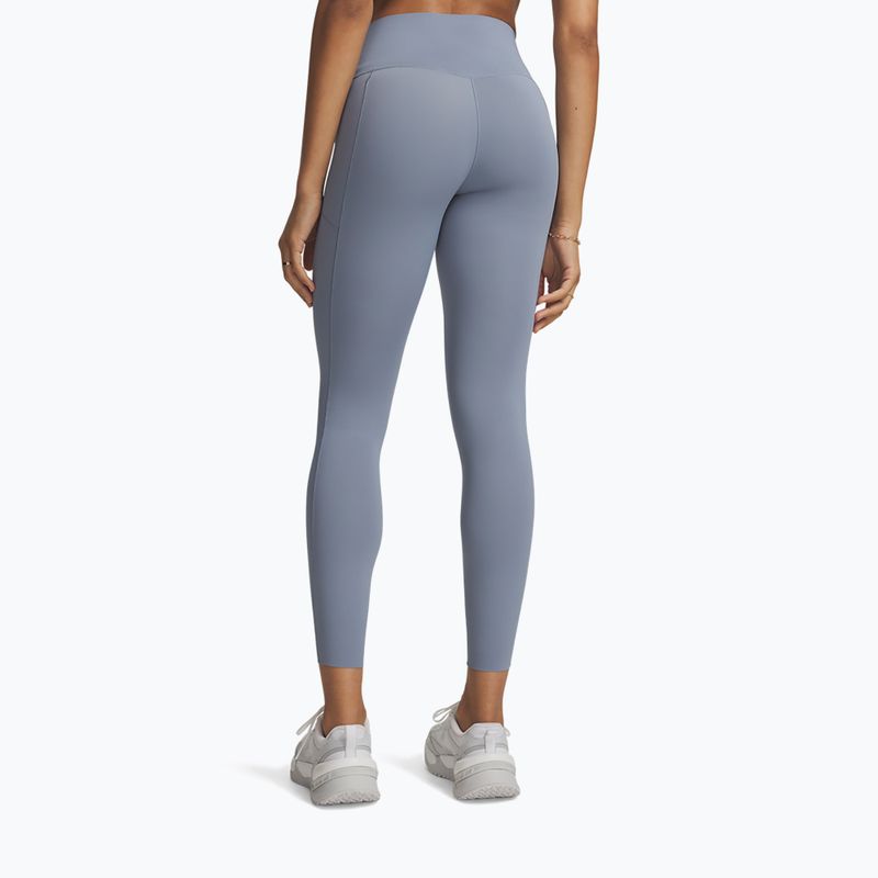 Legginsy treningowe damskie Under Armour Vanish Elite Leggings blue wind/metallic silver 3