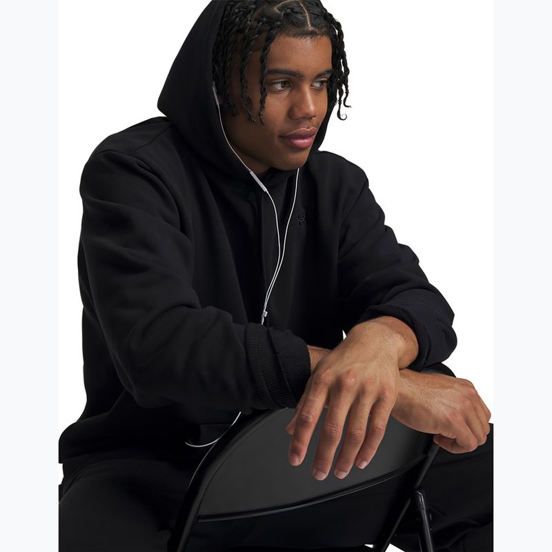 Bluza męska Under Armour Icon Heavyweight Terry Hoodie ultimate black/ultimate black 3