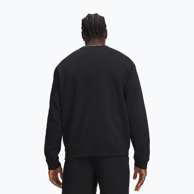 Bluza męska Under Armour Rival Fleece Crew ultimate black/white 2