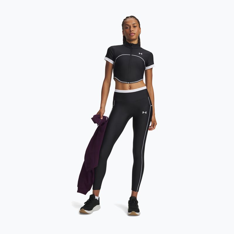 Legginsy treningowe damskie Under Armour HeatGear Novelty Leggings black/white 2
