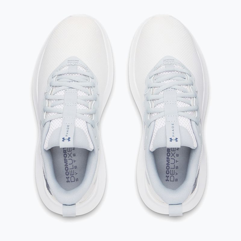 Buty do biegania damskie Under Armour Phade RN 4 white/blue fog/blackout navy 3