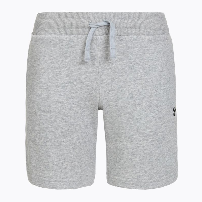 Spodenki dziecięce Under Armour Rival LW Shorts mod gray light heather/black