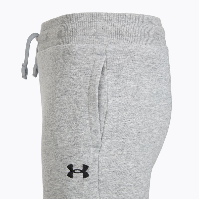 Spodenki dziecięce Under Armour Rival LW Shorts mod gray light heather/black 3