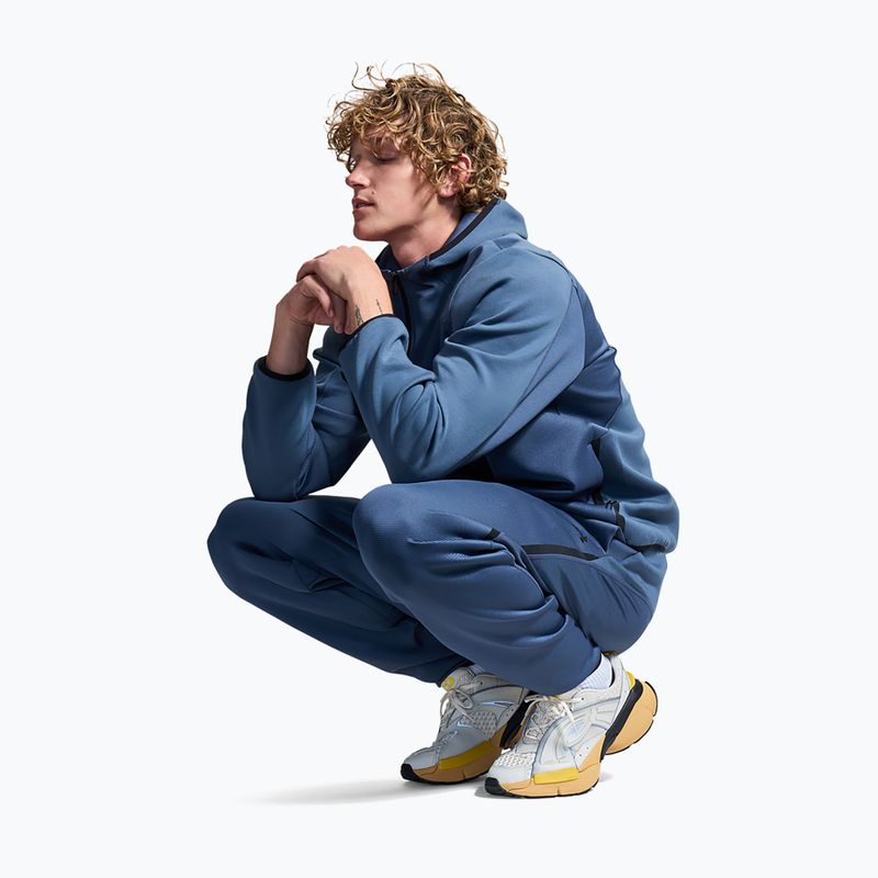 Spodnie męskie Under Armour Unstoppable Fleece Jogger Downpour Gray/Black 5