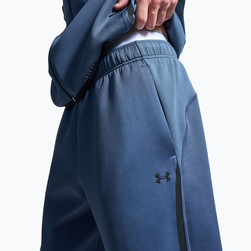 Spodnie męskie Under Armour Unstoppable Fleece Jogger Downpour Gray/Black 6