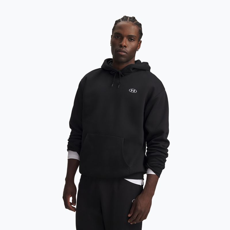 Bluza męska Under Armour Rival Fleece Hoodie ultimate black/white