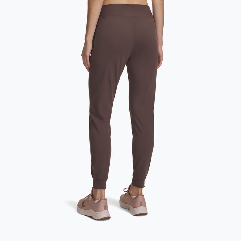 Spodnie damskie Under Armour Motion Jogger peppercorn/white 3