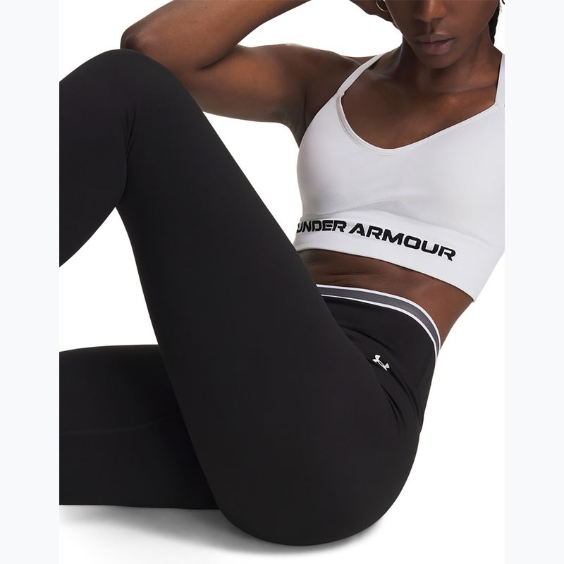 Legginsy treningowe damskie Under Armour Motion Sport Tape Leggings ultimate black/castlerock/white 4