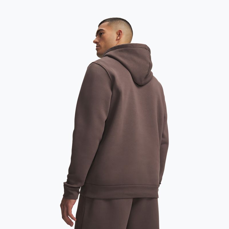 Bluza męska Under Armour Essential Fleece Hoodie peppercorn/peppercorn 2
