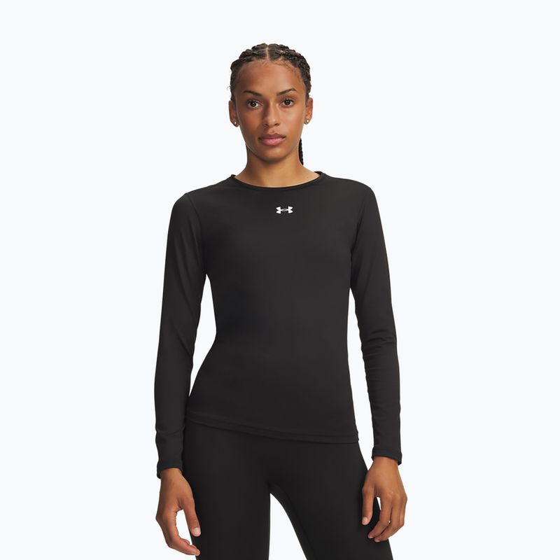 Longsleeve treningowy damski Under Armour ColdGear Crew ultimate black/white